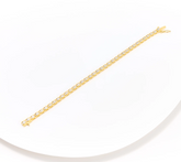 Affinity Diamonds Sterling Silver Goldclad 1.00cttw Tennis Bracelet, 7-1/4"